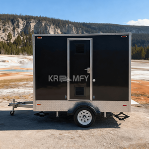 <b>Porta</b> With Water Mobile Vip Restroom Luxury Bathroom Outdoor Portable Toilet Double Door <b>Potty</b> Trailer - Product Image 4