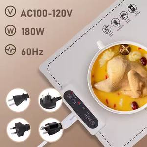 Calentador de Alimentos Plegable de Silicona, Bandeja Calentadora de Platos con Calentamiento Rápido Inteligente, Placa Caliente con Ajuste de Temperatura, Tapete Eléctrico para Calentar Alimentos - Product Image 3