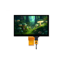 Écran IPS TFT LCD en verre P + G de 7.0 pouces avec écran tactile capacitif CTP A-Si TFT Active Matrix LED Backlight Résolution 800x480