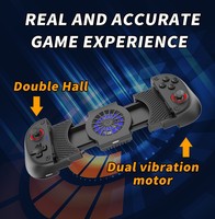Manette de jeu extensible sans fil avec ventilateur de refroidissement et moteur de vibration pour Nintendo Switch Android IOS PC X3