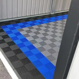 Outstanding Quality Garage <span class=keywords><strong>Floor</strong></span> Tiles Fácil de instalar Plastic Tiles Interlock Outdoor Flooring para Garagem e Car Shop - Product Image 4
