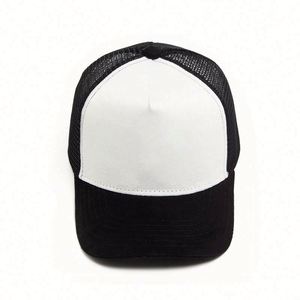 Gorra de béisbol transpirable de malla y gamuza para camionero con publicidad - Product Image 4