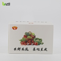 Caisses à légumes en plastique ondulé de qualité alimentaire, empilables et pliables, recyclables, pour tomates, asperges, raisins, brocoli, bacs d'emballage