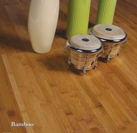 Plancher en bambou, bois naturel carbonisé, tissage horizontal et vertical, système de clic étanche, finition mate laquée UV
