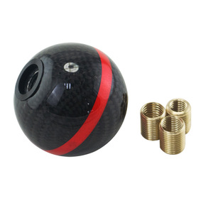 Pomo de palanca de cambios de fibra de carbono M8 M10 M12 universal para coches japoneses, diseño ergonómico - Product Image 3