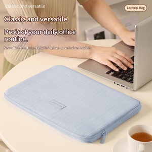 New-style Corduroy <b>Laptop</b> Bag for Apple/Huawei/ 14-inch/15.6-inch Models; Ultra-Lightweight Stowable for On-the-Go Use - Product Image 3