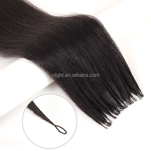 2025年新着バージンキューティクルアラインヘアエクステンション見えず快適なフェザーティップヘア編み物用先端毛なし - Product Image 3