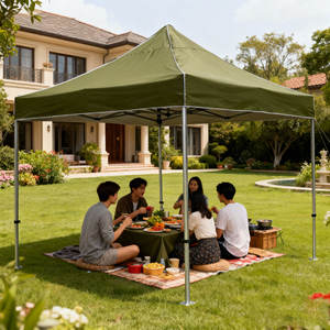 Sombrilla Colorida, Carpa Plegable de Aluminio de Estilo Europeo Clásico, 3x3m, Resistente, con Logotipo Personalizable, para Exposiciones en Interiores - Product Image 1