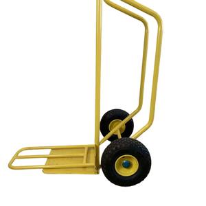 Chariot utilitaire portable pliable et polyvalent en acier, chariot à plateforme 2 en 1, chariot manuel à roulettes - Product Image 2