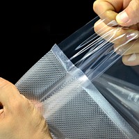 Sac en plastique sous vide personnalisé imprimé en héliogravure PA/NY, à trois soudures latérales, résistant à l'humidité, épaisseur 80 microns, pour le stockage domestique des aliments et des collations