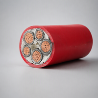0,6/1kV 4-adriges 50mm2 70mm2 Mineralisoliertes Kupfer Feuerfestes Kabel PO-Ummanteltes Hitzebeständiges Stromkabel