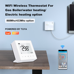 <span class=keywords><strong>Thermostat</strong></span> programmable <span class=keywords><strong>sans</strong></span> <span class=keywords><strong>fil</strong></span> RF alimenté par USB <span class=keywords><strong>ou</strong></span> batterie pour chaudière, eau et chauffage de pièce - Product Image 4