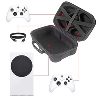 Étui de rangement EVA pour console de jeu Xbox Series S/X, résistant à l'eau, avec fermeture éclair, boîte de transport portable, légère, décontractée, protectrice