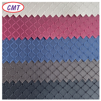 Tissu à carreaux diamantés moyens avec revêtement PU pour sacs à dos, sacs de voyage, sacs fourre-tout, sacs pour ordinateur portable