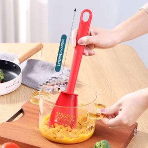 Cuillère de cuisine multifonctionnelle en plastique à long manche de 34 cm, personnalisable, vente en gros, nouveauté - Product Image 6