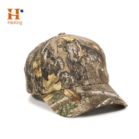 Gorra de béisbol de camuflaje bordada plana personalizada de 6 paneles al por mayor para exteriores
