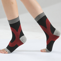 Chaussettes de compression pour cheville de sport en plein air, chaussettes de course à compression pour cheville, manchons de compression pour cheville, manchons de soutien