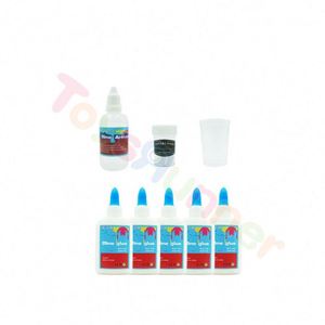 Activador de Slime Transparente con Purpurina Blanca, Rodajas de Slime Brillante, Accesorios, Juguetes DIY, Kit de Slime - Product Image 5