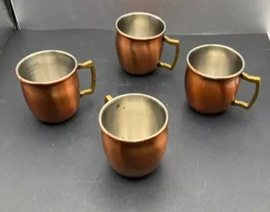 Heavy Duty Hammered Copper Authentic <b>Moscow</b> <b>Mule</b> <b>Mugs</b> for Everyday or Commercial Use Available for Factory Price - Product Image 4