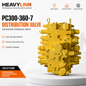 Vanne de distribution HeavyLink PC300-360-7, pièces hydrauliques pour excavatrice, haute résistance, fabrication de précision - Product Image 1