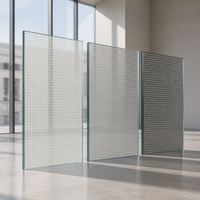 Verre de sécurité feuilleté trempé sérigraphié en céramique, sur mesure et design personnalisé pour façade architecturale