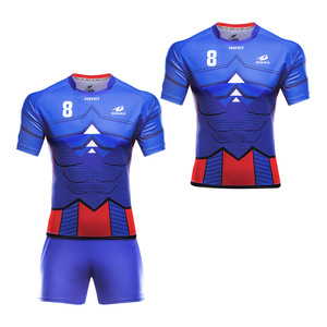 Wholesale cheap sublimation breathable rugby jerseys Custom Design rugby team shirt - Product Image 6