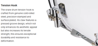 Large Size Percussion Snare Drum Factory Wholesale High Value for Stage Performance