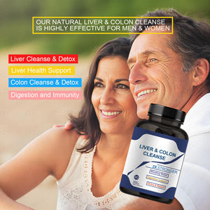 NOUVEAU Cpasules de nettoyage du foie et du côlon Supplément à base de plantes pour la digestion <span class=keywords><strong>Detox</strong></span> & Repair Foie Colon 90 Cpasules pour adulte - Product Image 3