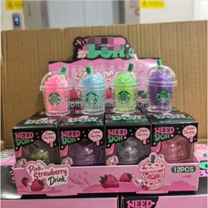 Nouvel Arrivage Schylling Glitter Star Buck Boba Drink TPR Squishy Toys Sensory Squeeze Candy Maltose Boba Beverage Squishy - Product Image 6