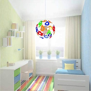 <span class=keywords><strong>Lampadario</strong></span> Camera da Letto Per Bambini Appeso Luce Divertente ed Educativo Rotondo Scuola Materna Del Bambino ABC Lettere di Alfabeto Del Pendente Luce - Product Image 2