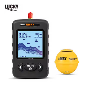 Lucky FFW718 Fish Finder Wireless Sonar Portable Depth 0.6m-73m <b>Rechargeable</b> Transducer For Fishing - Product Image 1