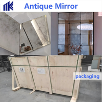Miroir mural en verre antique de haute qualité, grand miroir carré victorien, pour cuisine, salle de bain, usage industriel