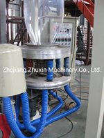 Machine à souffler des films plastiques biodégradables pour sacs poubelle en HDPE LDPE BOPP avec impression Abc Sj50 700 Air Ring