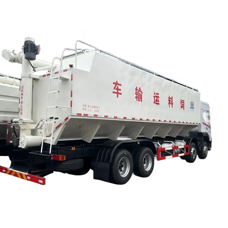 Fabrieksprijs 15cbm-40cbm Bulk Feed Truck 4X2 Bulk Feed Transport Vrachtwagen Te Koop