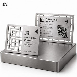 Personalisierte Gravierte Edelstahl NFC Metallkarte Anpassbare Programmierbare RFID Metall-Mitgliedskarte für VIP-Treueprogramme - Product Image 5