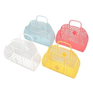<span class=keywords><strong>Panier</strong></span> de rangement portatif creux en <span class=keywords><strong>plastique</strong></span> pour salle de bain pour <span class=keywords><strong>linge</strong></span> et <span class=keywords><strong>panier</strong></span> suspendu rose/bleu/beige en PE - Product Image 5