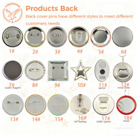 Épingles à Boutons en Métal Personnalisées avec Logo, Badges Broches en Métal Personnalisés pour Cadeaux de Noël, Anniversaire, Cadeaux Promotionnels d'Entreprise