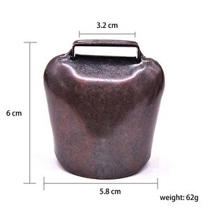 High Quality Sound Crisp Retro Pet <strong>Bells</strong> Cow <strong>Bells</strong> Noise Makers Bronze Metal Cow <strong>Bell</strong> - Product Image 2