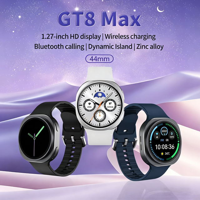 High-end Wireless Charging Smart Watch with Zinc Alloy Watch case and Smart Health Monitoring Functions Smart Watch Para Homem