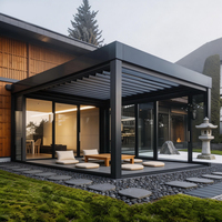 Pergola Commerciale en Aluminium pour Parking, Colonnes en Acier, Toit Imperméable, Résistant au Vent et aux Charges de Neige, Taille Personnalisée, Longue Durée de Vie