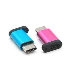 Toptan yüksek kalite mikro USB erkek kadın tipi C adaptörü cep telefonu tipi C adaptörü dönüştürücü