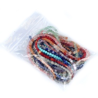 Prix de gros Nouveau style Perle en forme de cœur de 4 mm en tranches, fabriquée à partir d'une combinaison de 90 pierres précieuses