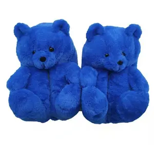 Teddy Bear Fluffy <span class=keywords><strong>EVA</strong></span> TPR Suela <span class=keywords><strong>de</strong></span> malla Uso en el hogar para zapatillas Masaje <span class=keywords><strong>de</strong></span> Punta abierta Diseño <span class=keywords><strong>de</strong></span> <span class=keywords><strong>calabaza</strong></span> impermeable para parejas Damas - Product Image 6