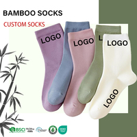 Chaussettes en bambou blanches pour femmes et filles, respirantes, anti-humidité, en fibres naturelles, tricotées pour l'été, écologiques, antibactériennes