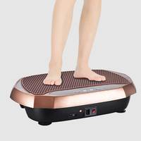Plateforme vibrante de fitness avec panneau de contrôle LED et cordes pour l'exercice des bras