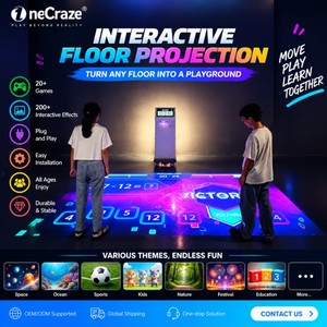 Système de jeu interactif mobile AR Sport System, projection au sol, écran tactile, machine de sport SAIO 2.0 portable avec plus de 50 jeux - Product Image 1