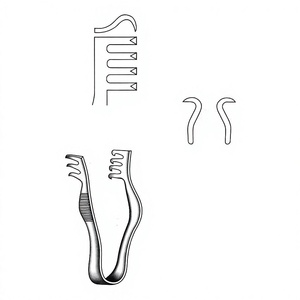 Retractor Autoajustable Finsen de 7 cm (2¾ Pulgadas) y 12 mm, Retractor Quirúrgico Reutilizable de Acero Inoxidable Afilado, Instrumento Médico - Product Image 1