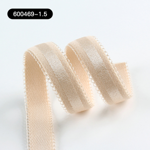 Bán buôn da thân thiện nhỏ mịn đôi Picot đàn hồi Vai Băng Áo ngực ban nhạc đàn hồi với một nhung trở lại - Product Image 3