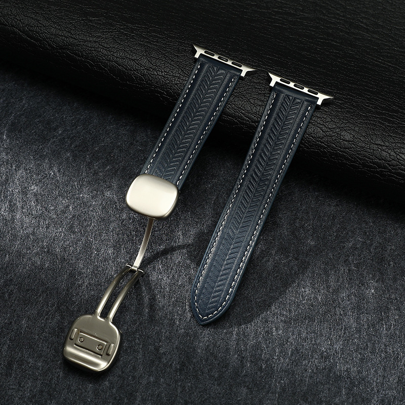 Bleu nuit avec boucle étoilée