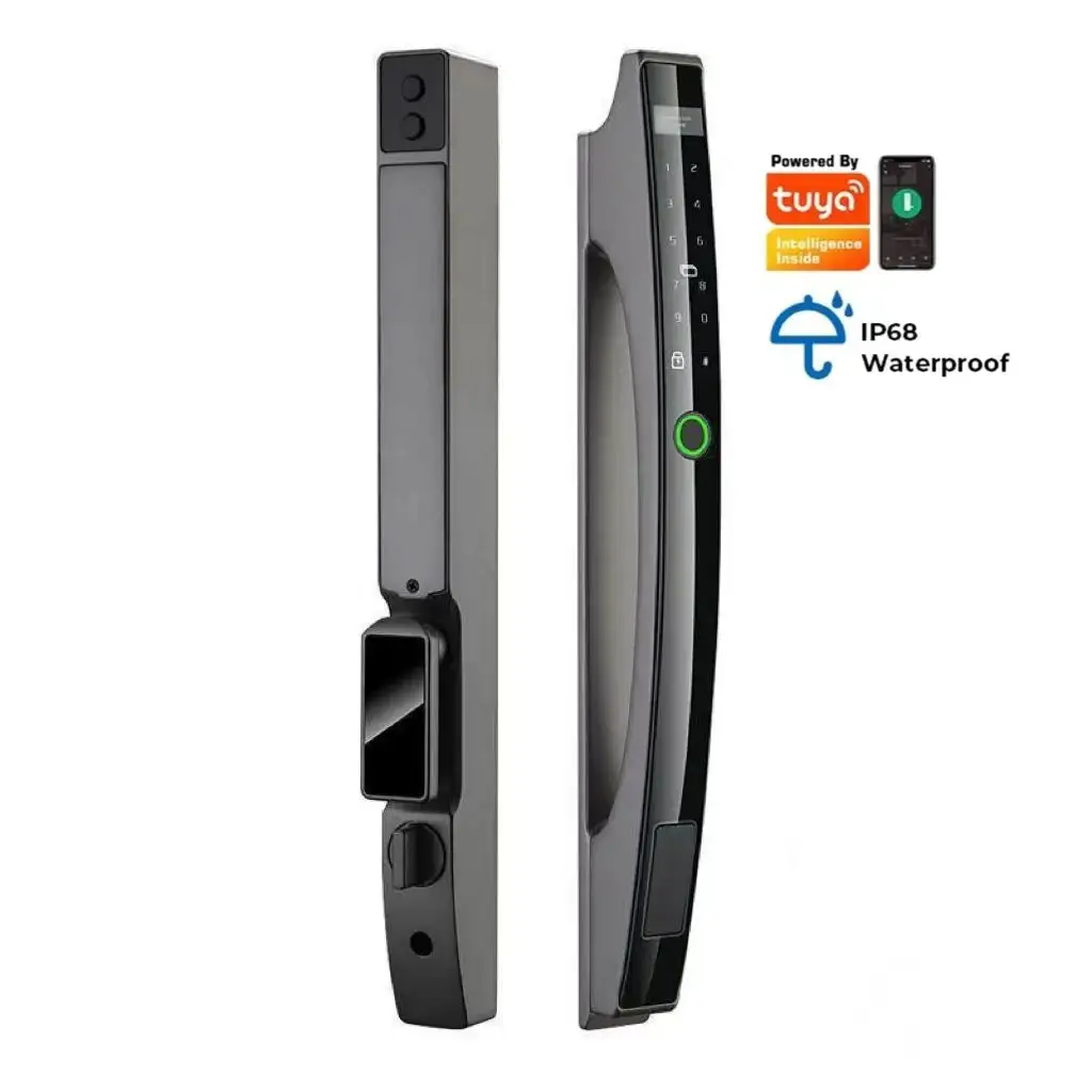 Aluminum Alloy Fingerprint lock Card TUYA APP waterproof Mechanical password dooroom laptop lock Key Unlock RFID smart lock
